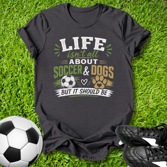 Soccer & Dogs Kids T-Shirt