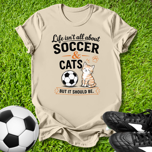Soccer & Cats T-Shirt