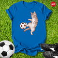 Vintage Tabby Footballer T-Shirt