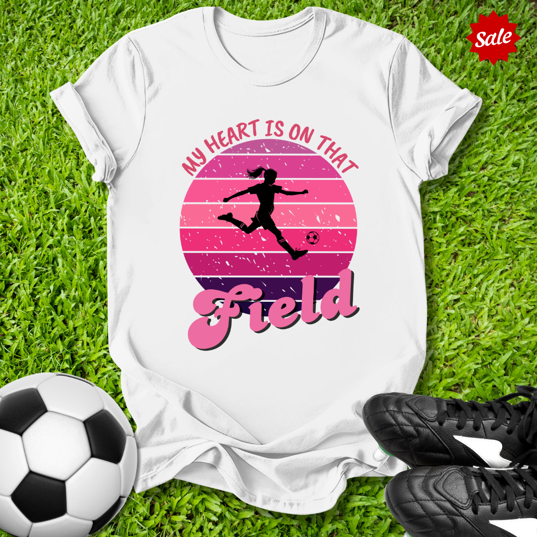 Retro My Heart Is On That Field T-Shirt