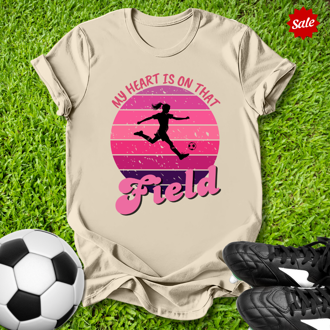 Retro My Heart Is On That Field T-Shirt