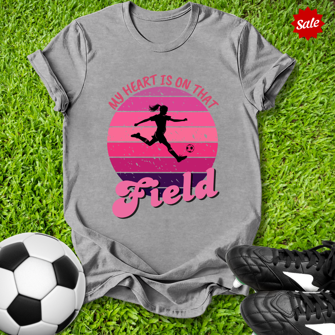 Retro My Heart Is On That Field T-Shirt