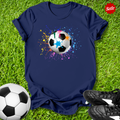 Paint Splatter Ball Kids T‑Shirt