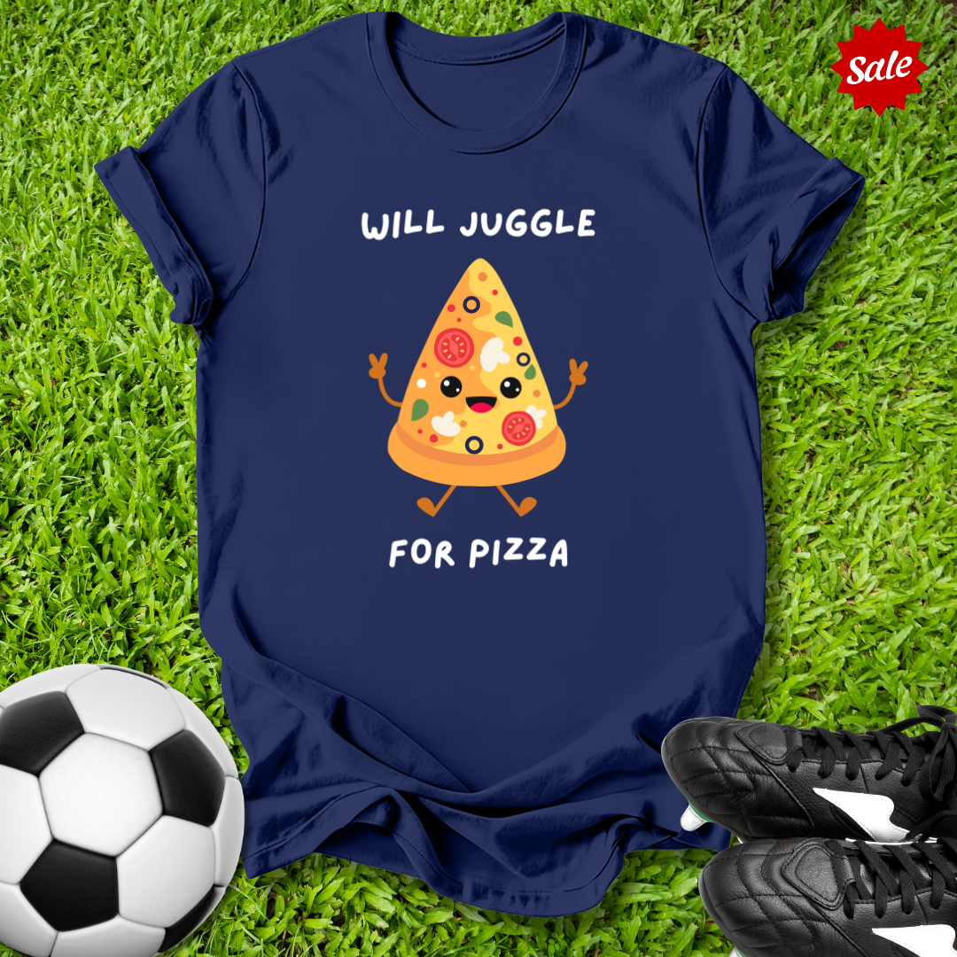 Will Juggle for Pizza Kids T‑Shirt