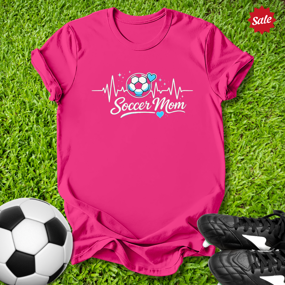 Soccer Mom Heartbeat T-Shirt