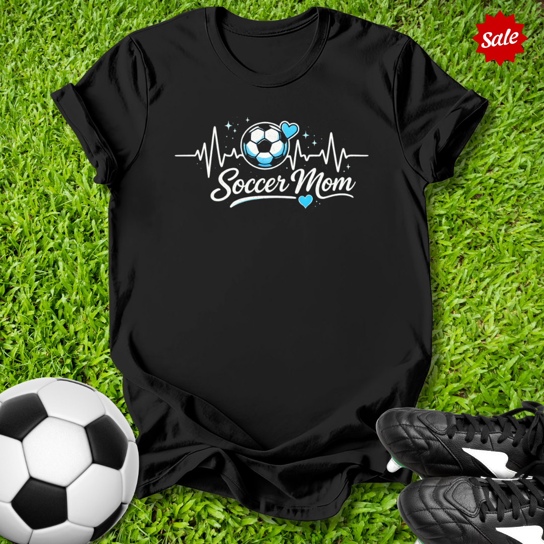 Soccer Mom Heartbeat T-Shirt