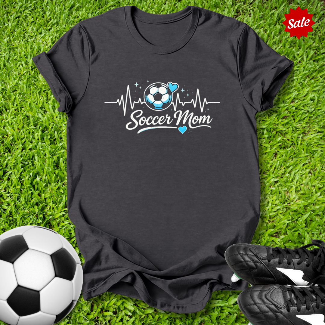 Soccer Mom Heartbeat T-Shirt