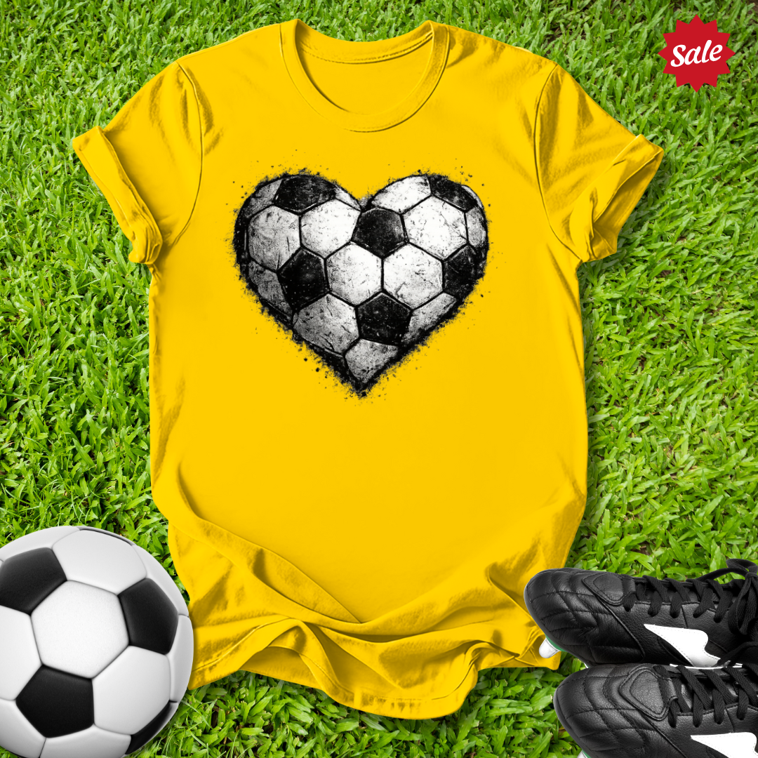 Soccer Heart Kids T‑Shirt