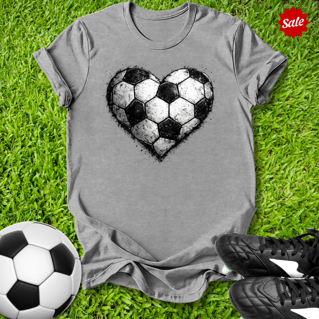 Soccer Heart Kids T‑Shirt
