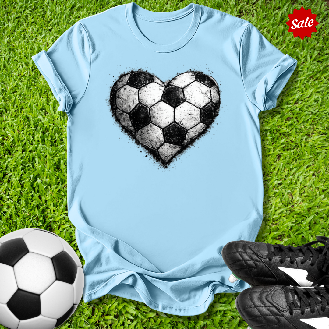 Soccer Heart Kids T‑Shirt