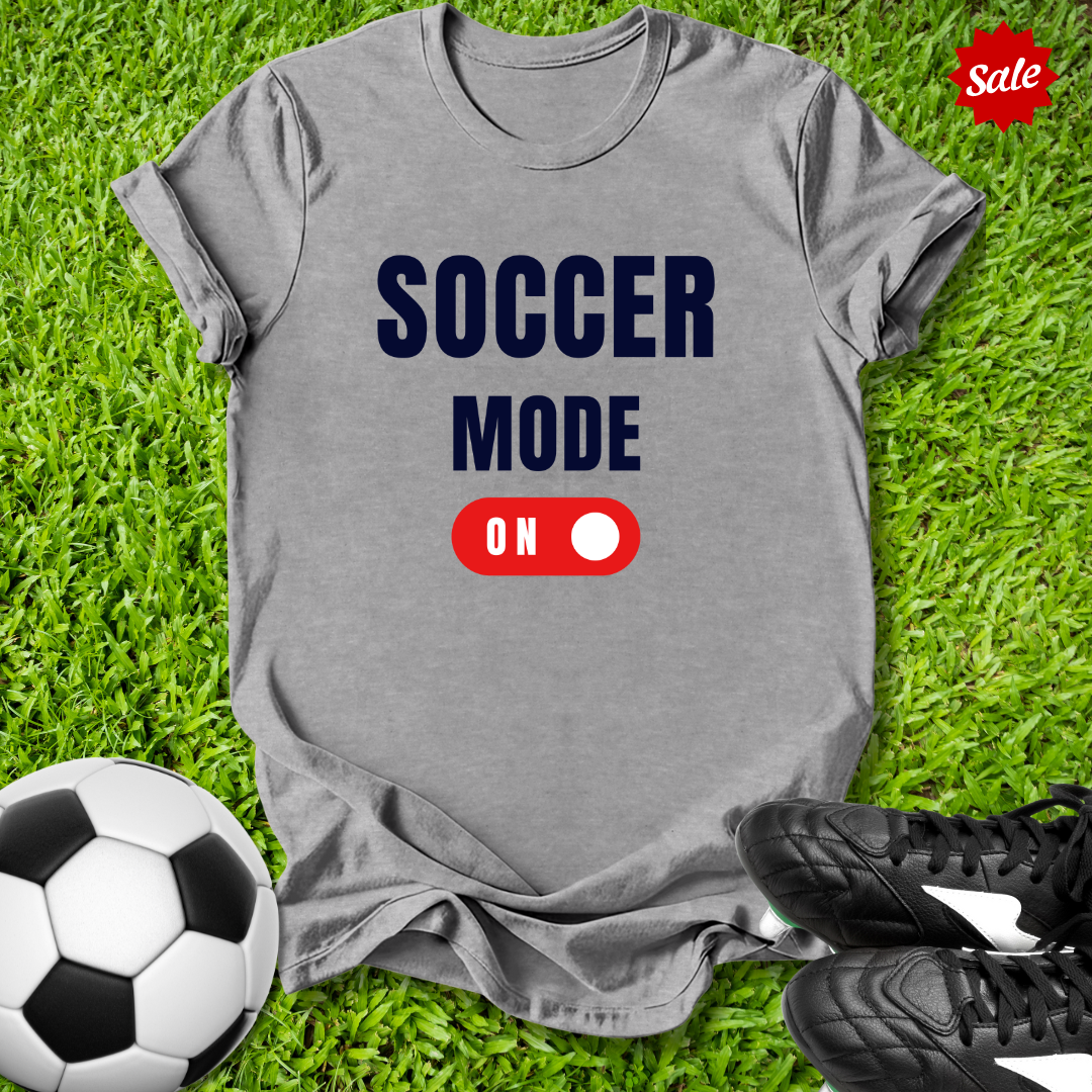Soccer Mode On Kids T‑Shirt