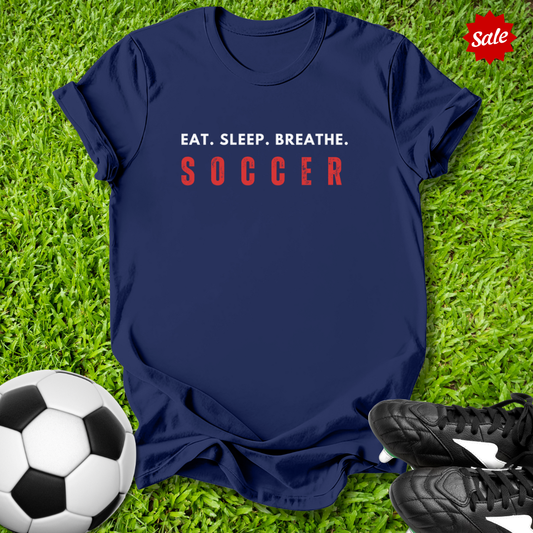 Kids Eat Sleep Breathe Soccer Kids T-shirt