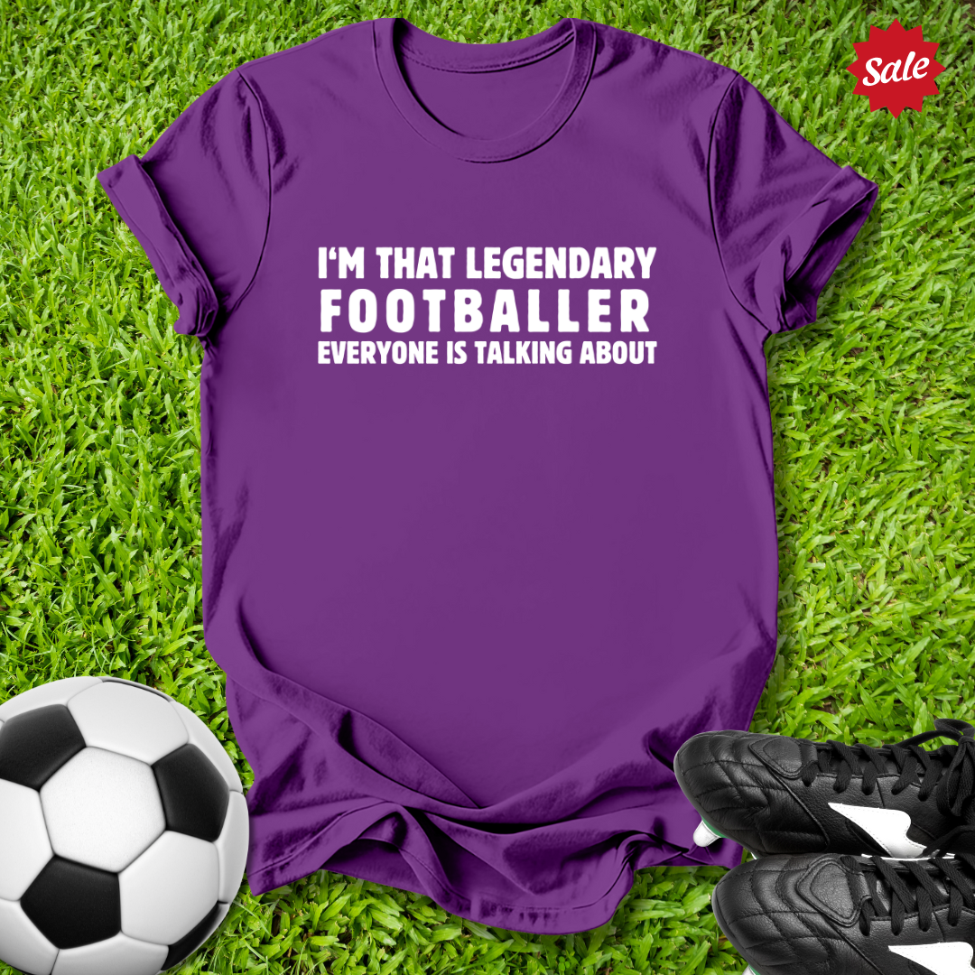 Legendary Footballer Kids T‑Shirt