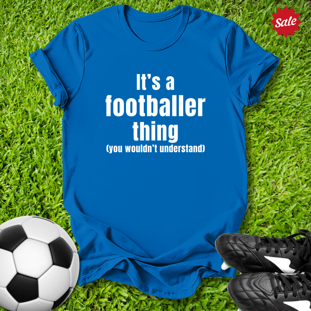 Footballer Thing Kids T-Shirt