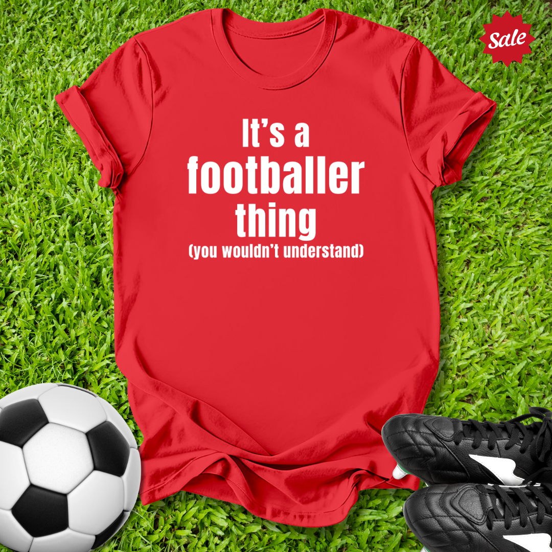 Footballer Thing Kids T-Shirt