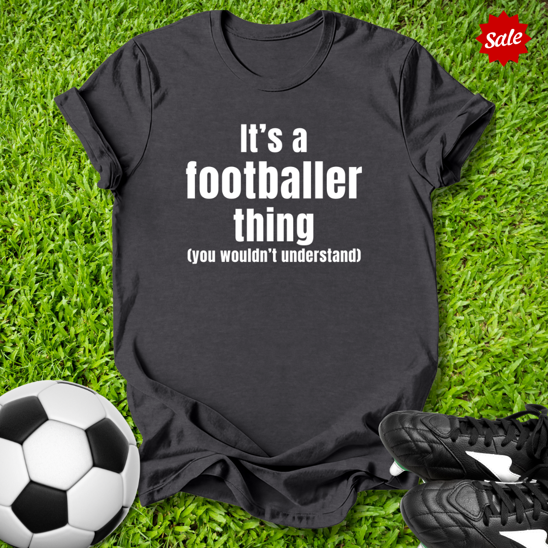 Footballer Thing Kids T-Shirt