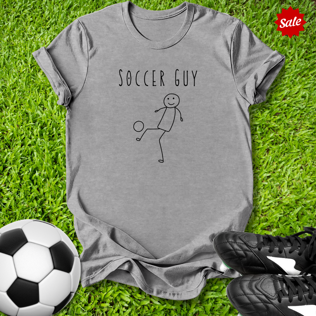 Soccer Guy Kids T‑Shirt