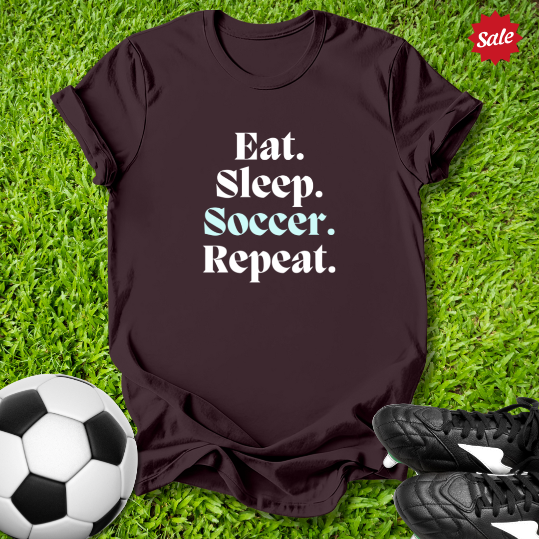 Eat Sleep Soccer Repeat T-Shirt
