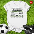 Soccer Player Label T-Shirt