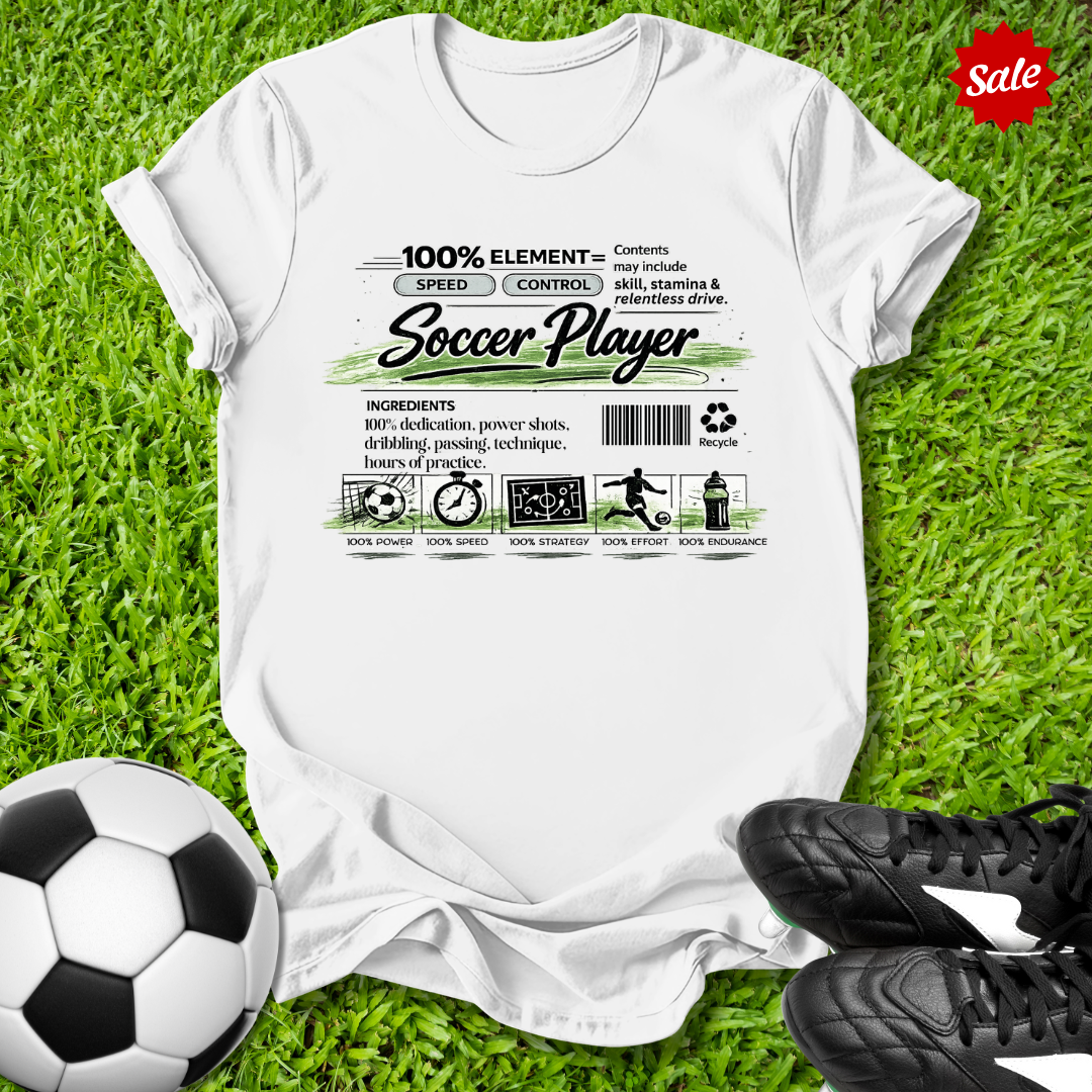 Soccer Player Label Kids T-Shirt