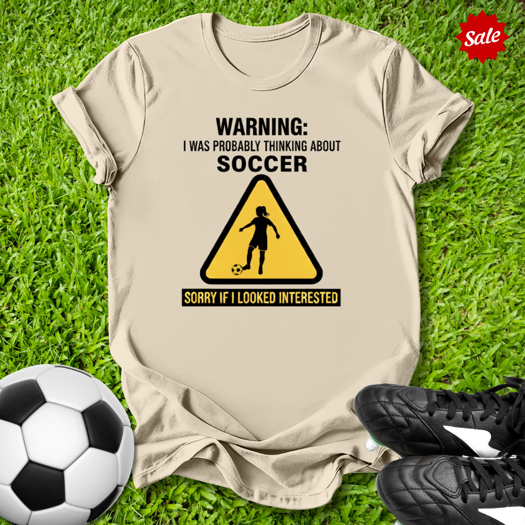 Soccer Warning T-Shirt