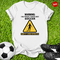Soccer Warning Kids T-Shirt