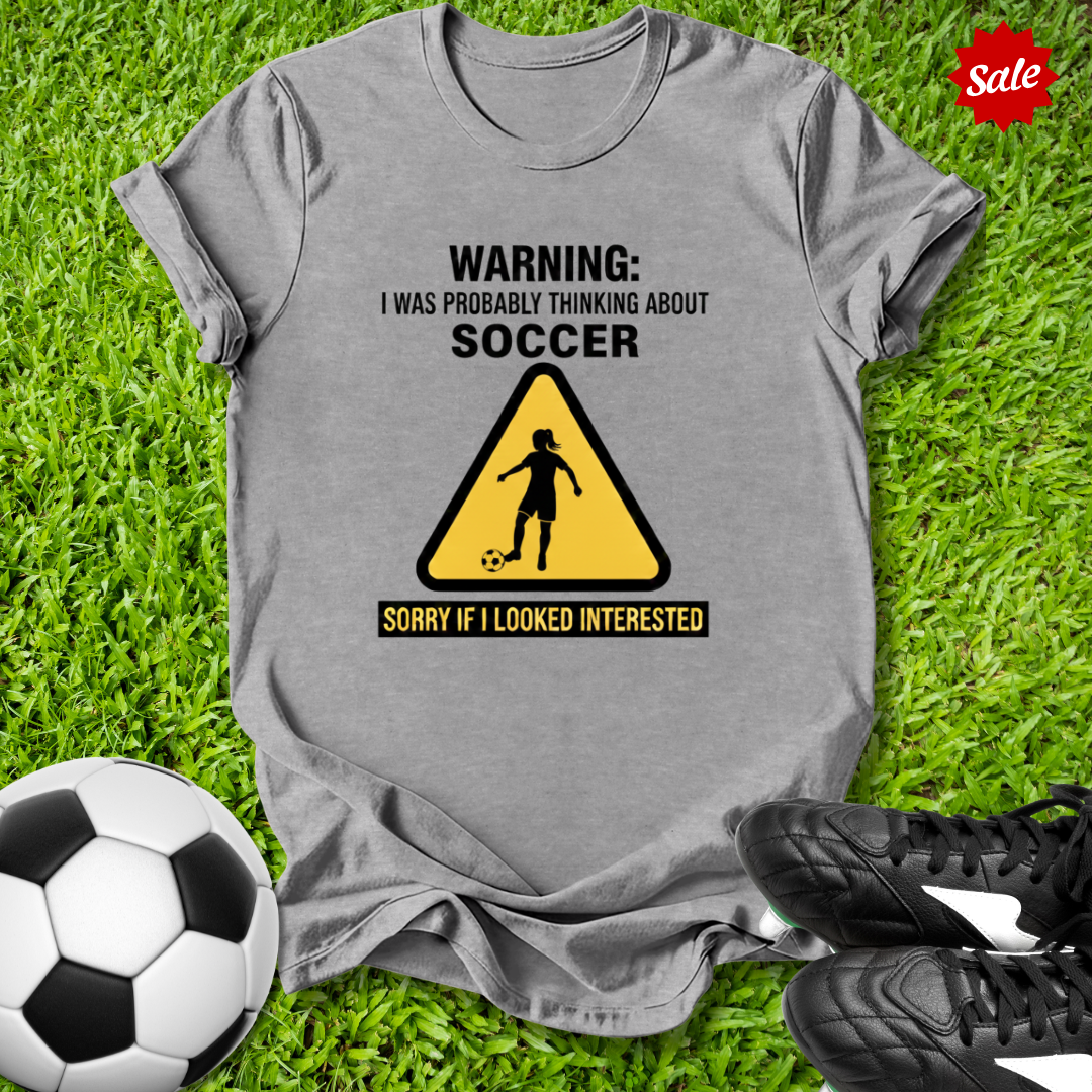 Soccer Warning Kids T-Shirt