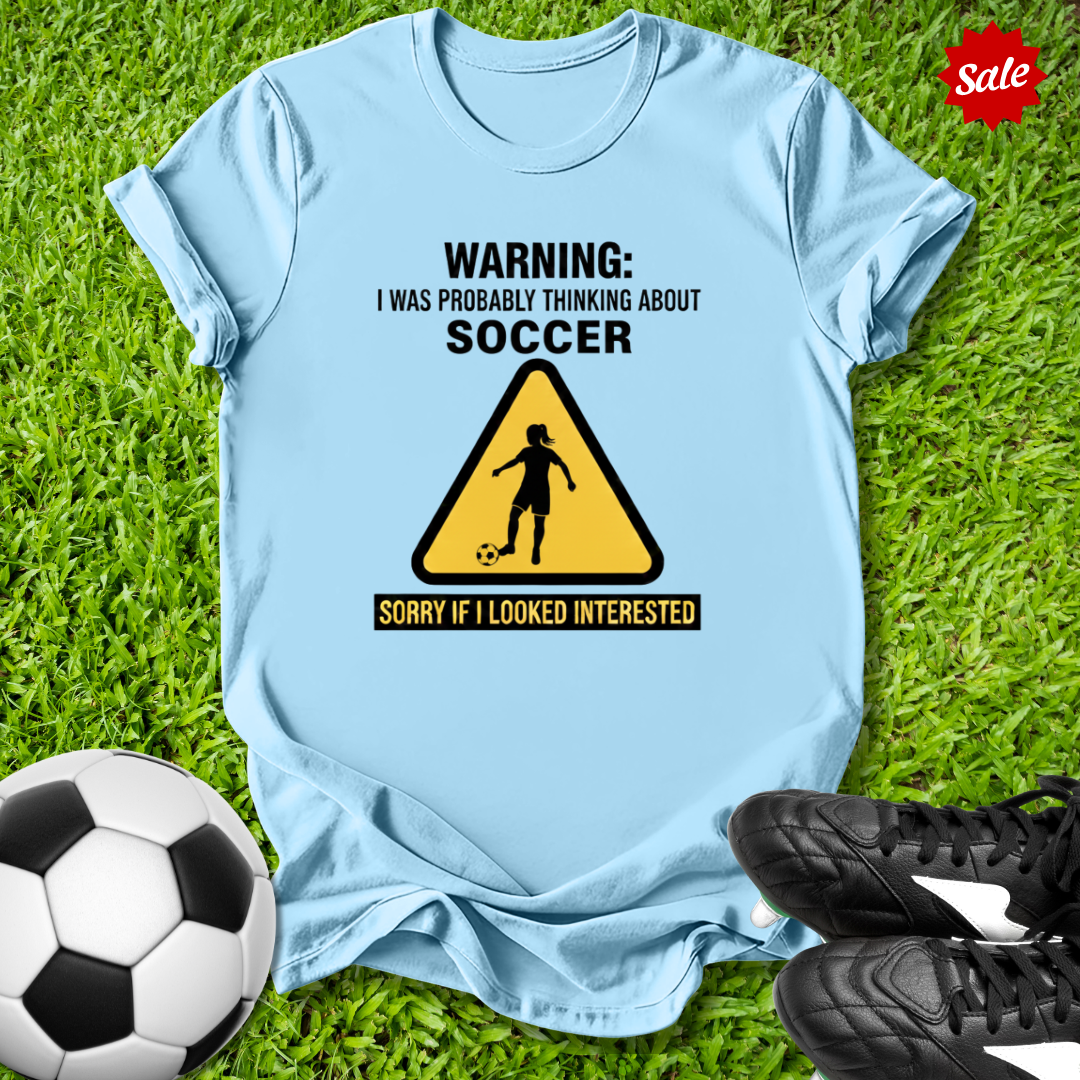 Soccer Warning Kids T-Shirt