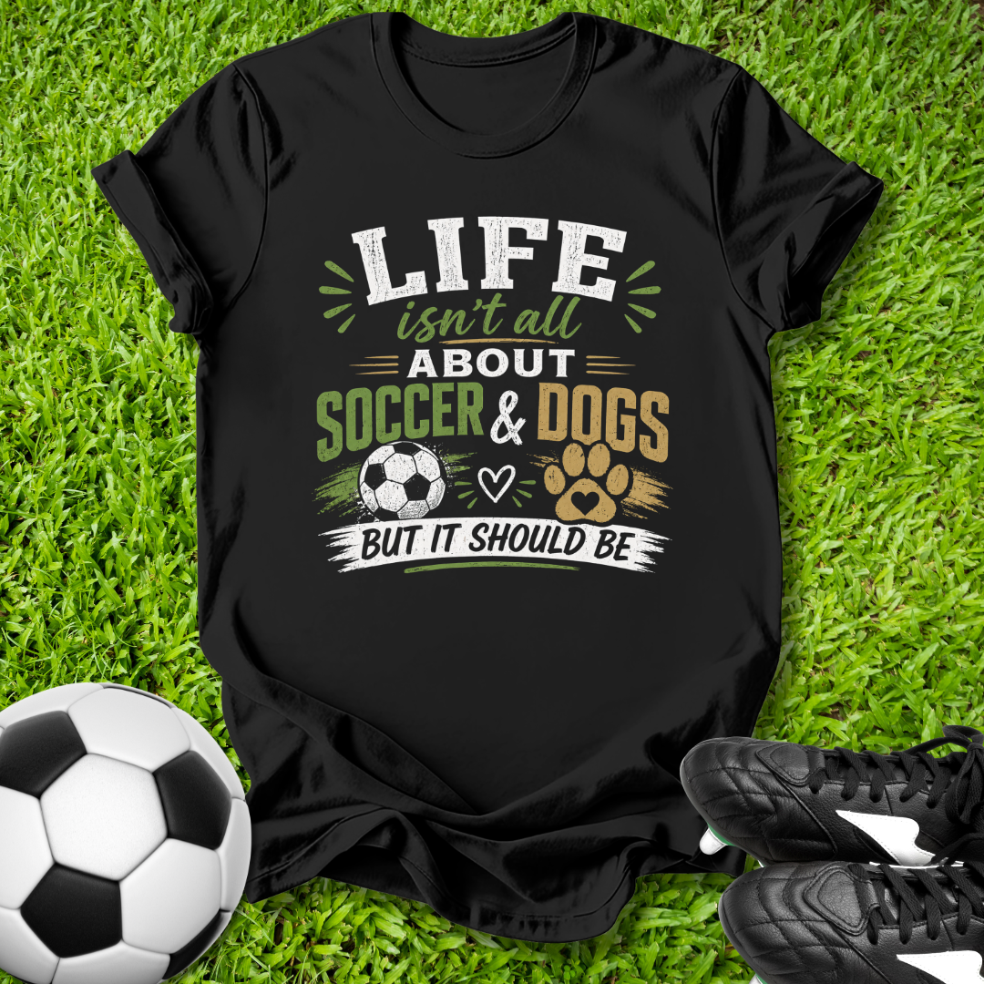 Soccer & Dogs Kids T-Shirt