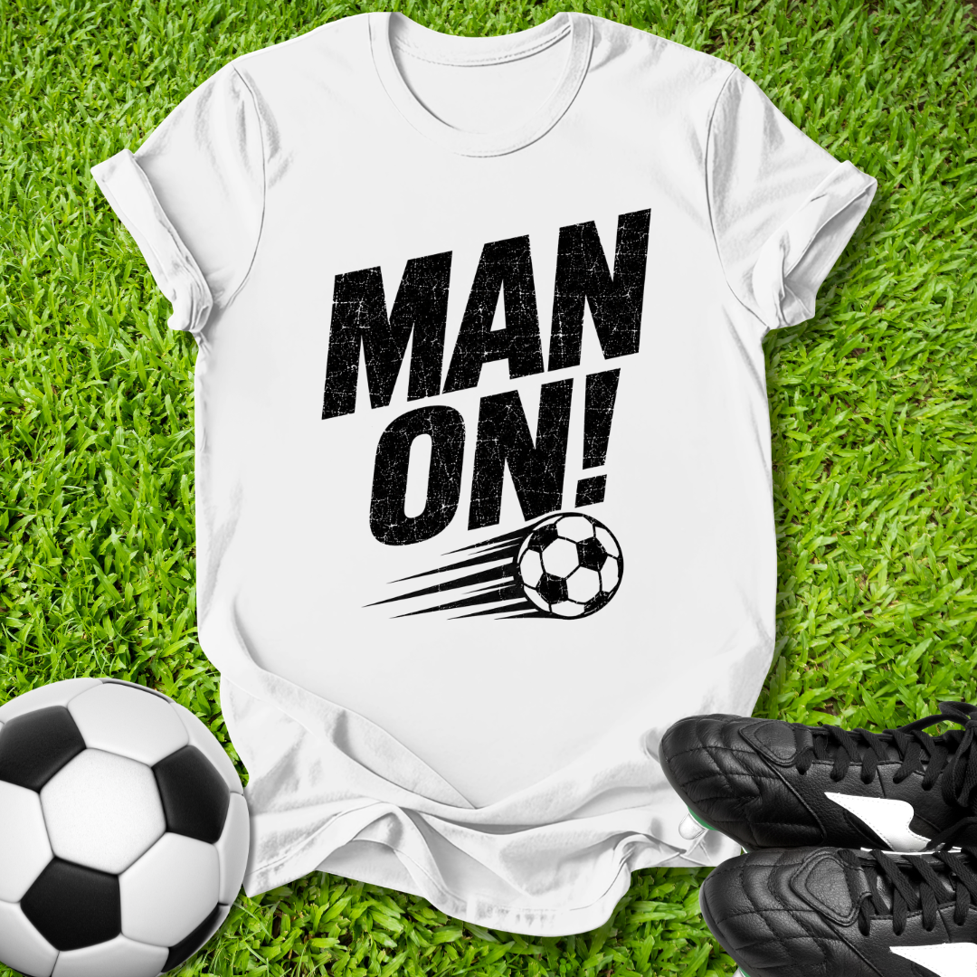 Man On Graphic T-Shirt