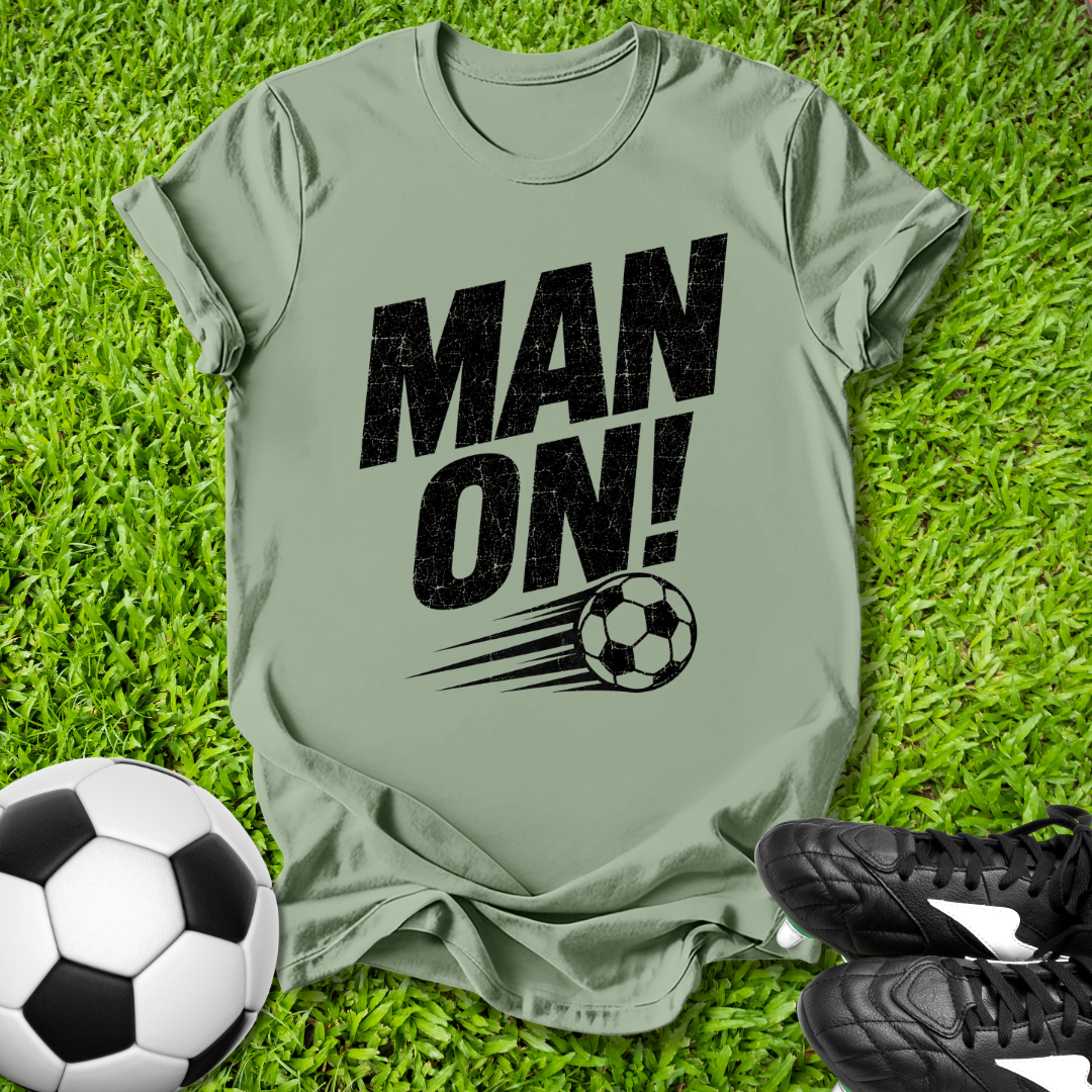 Man On Graphic T-Shirt