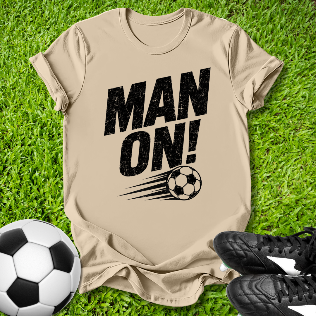 Man On Graphic T-Shirt