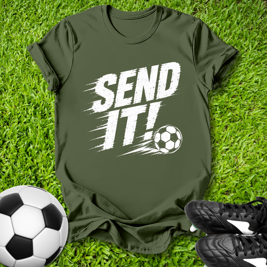 Send It! Soccer T‑Shirt