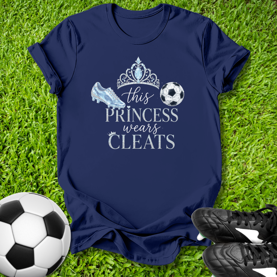 This Princess Wears Cleats Kids T-Shirt