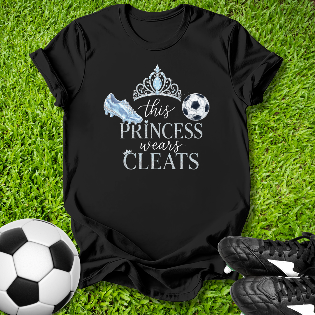 This Princess Wears Cleats Kids T-Shirt