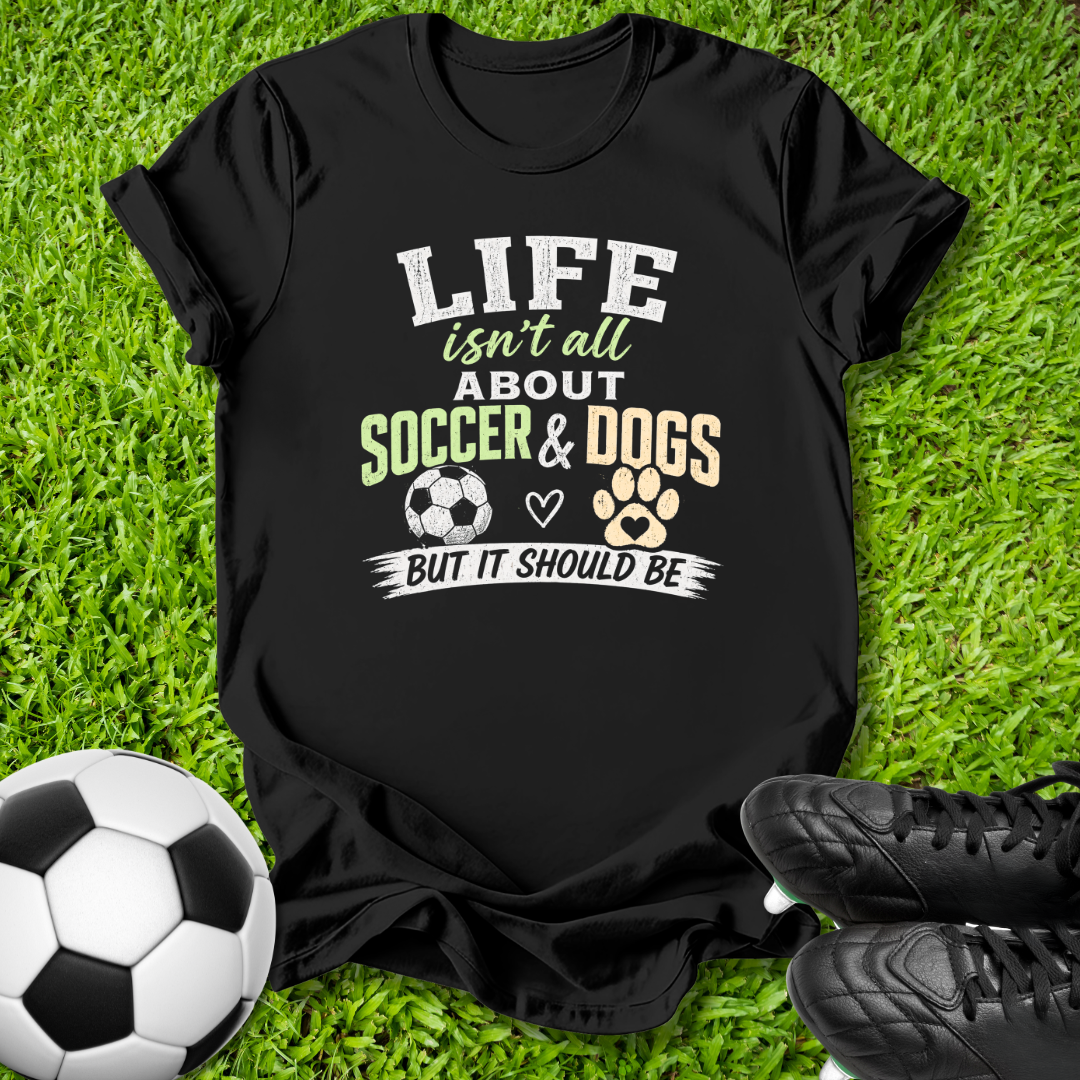 Soccer & Dogs Kids T-Shirt