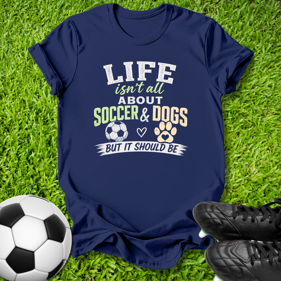 Soccer & Dogs Kids T-Shirt