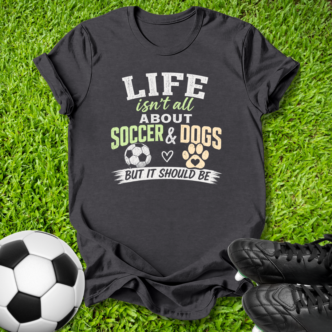 Soccer & Dogs Kids T-Shirt